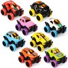 8 Pack Die-cast Mini Monster Trucks Toy Set,Die-cast Race Cars