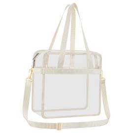 Oraben Clear Bag for Stadium Events 12x6x12 Clear Tote Bag for Women Transparent Lunch Bag for Work Sports Concert