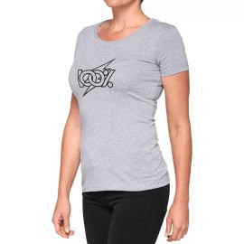 100% 28107-188-12 Women's Fioki T-Shirt Large Heather Grey