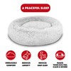 The Dog’s Bed Sound Sleep Donut Dog Bed, Medium Ice