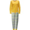 Erwin Müller Ladies Single Jersey Pyjamas, yellow