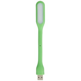 E-COSMOS USB Reading Lamp, LED, Silicone, Green, White, 5V 1.2W, 170*18.5*9mm