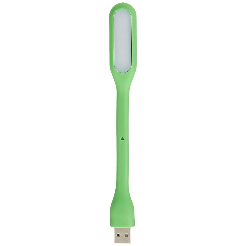 E-COSMOS USB Reading Lamp, LED, Silicone, Green, White, 5V 1.2W,