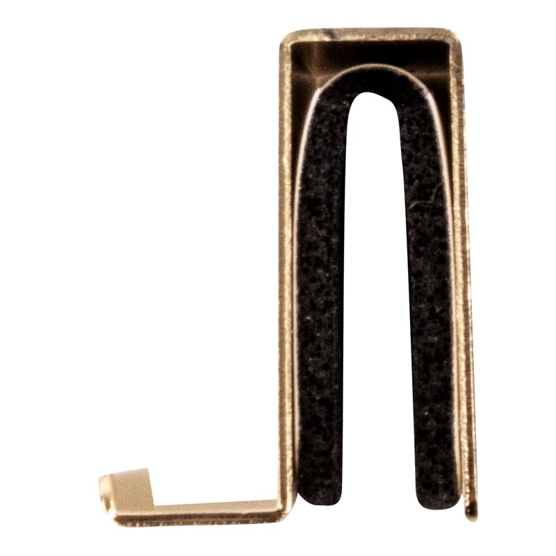 CRL GDH60BR Brass Finger Grip Strike Plate