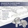 For Frigidaire 5PCS Fit for Gas Range Knobs Stove Parts