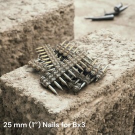 For Hilti 1000x Concrete Nails for Hilti Bx3  1 In (25mm) -For Hilti Bx3 Fastrack Nails
