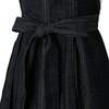 Francfranc Franc Dennier Full Apron Black Apron for Women Black