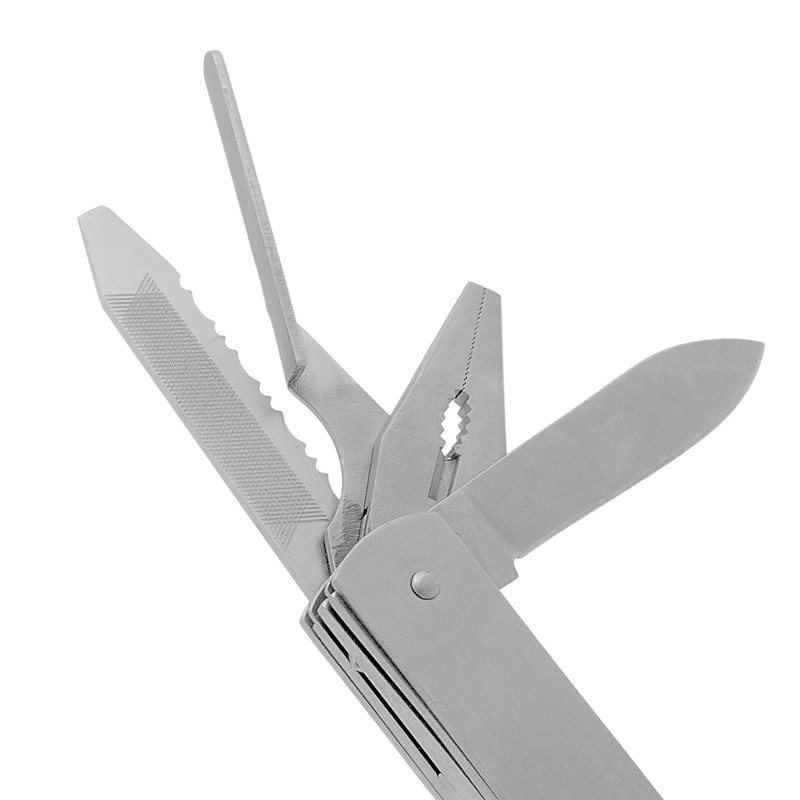 Zenport 12008 10-Function Pliers Multi-Tool with Carrying Case, Silver -