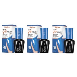 Sally Hansen (Pack 3) Sally Hansen Salon Gel Polish Step 2 Gel Nail Color YOU CHOOSE - 266, Blue my Mind