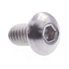 Prime-Line 9168821 Socket Cap Screws, Button Head, Hex (Allen) Drive,