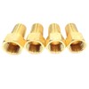 4pcs 1/2" Female to 1/2" Male Pipe Nipple Extension Connector