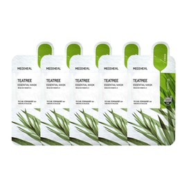 Mediheal 메디힐 티트리 에센셜 마스크 1매 5개 S1 Mediheal Tea Tree Essential Mask 1 Sheet 5pcs S1