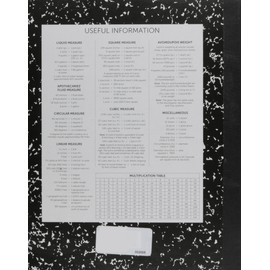 School Smart Flexible Cover Ruled Composition Book, 48 Sheets, 9-3/4 x 7-1/2 Inches