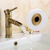 MroMax 3Pcs Sink Basin Trim Overflow Cover Copper Kitchen Sink