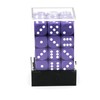 DND Dice Set-Chessex D&D Dice-12mm Opaque Purple and White Plastic
