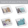 Smart Design Plastic Drawer Organizer - Set of 2-6.75 x