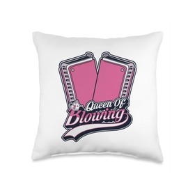 Chromatic Harmonica Accessories Set Beginner Gifts Queen of Blowing Harmonist Harmonicist Mouth Harp Harmonica Throw Pillow, 16x16, Multicolor