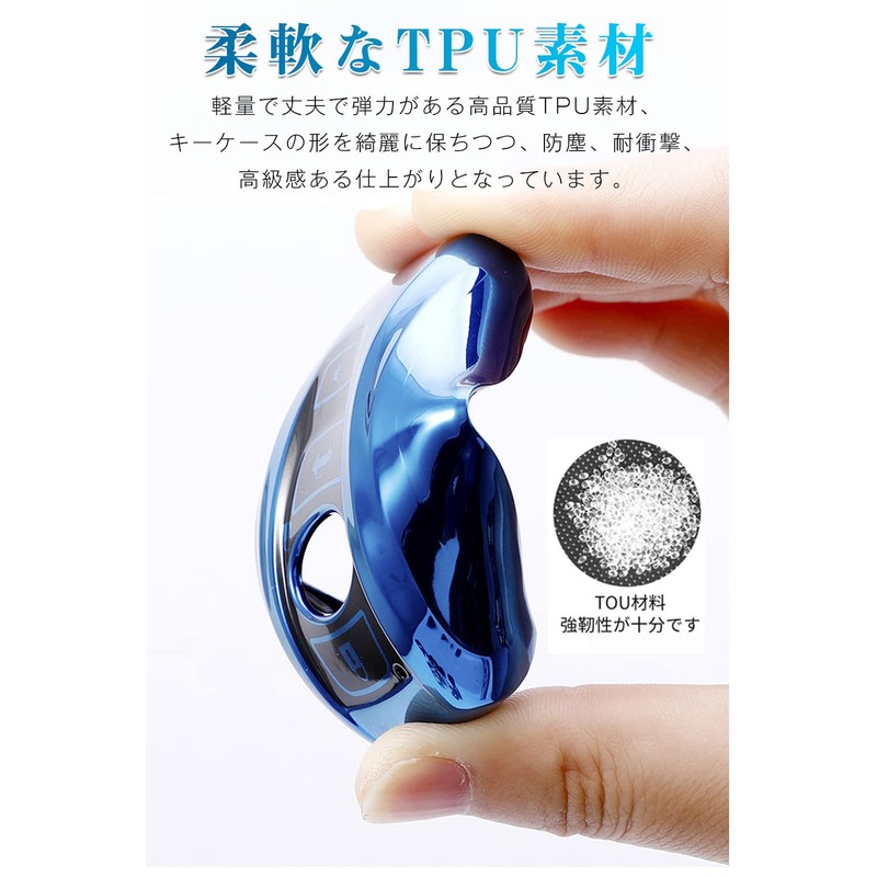 LETINGFAR Key Case, For Subaru, Smart Key Case, Key Cover,
