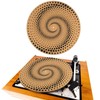 Briwooody Cork Turntable Mat/3mm Thick for Better Sound Support on