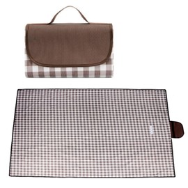 OKselect Leisure Sheet, Checkered Pattern, Large, Thick, Sheet, 59.1 x 78.7 inches (150 x 200 cm), Waterproof, Moisture-Proof, Foldable, Bag Type, Portable, Compact, Convenient, Stylish, Cute, Large,