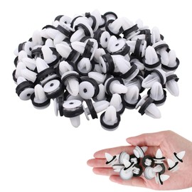 50PCS Car Trim Clips Plastic Fasteners, HouYeen Car Door Moulding Trim Clips Bumper Panels Fastener, Universal Auto Panel Fixing Clips Plastic Push Rivets Car Door for Car Boots Interior Doors Bumper