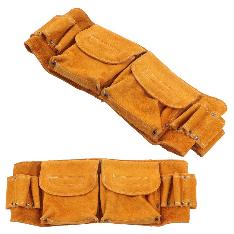Repair Tool Cowhide Fanny Pack Electrician Waist Pack Hardware Parts