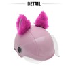 X AUTOHAUX 1 Pair Motorcycle Plush Cat Ears Shape Helmet