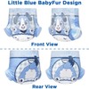 Adjustable Hook-and-Loop Fastener Closure Adult Printed Cloth Back Diaper 2
