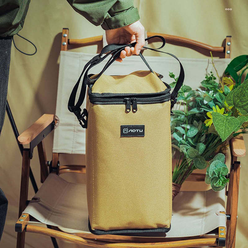 10L Camping Lantern Storage Bag Outdoor Camping Canister Gas Tank