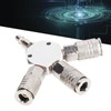 3 Way Air Splitter 1/4 Inch NPT Male Thread 3