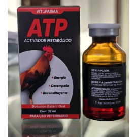 Vitofarma ATP for Roosters/Gallos Desparasitantes 20ml Exp. 02/28