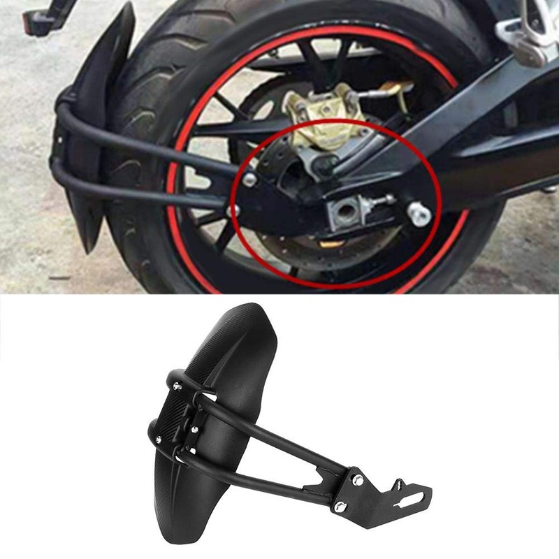 Kuuleyn Motorcycle Rear Mudguard, Stainless Steel Fender Rear Cover Back