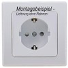 Delphi Flush-Mounted Socket with Touch Protection 250 V / 16