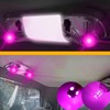GLOFE 3Pcs Pink Interior Map Dome Light LED Bulbs Compatible