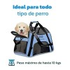 Transportadora Para Perro Razas Pequeñas Portátil Plegable Azul