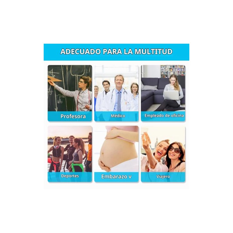 2 pantimedias de compresión de 20 a 30 mmHg opacas