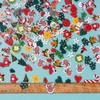 200 Pieces Christmas Wooden Buttons Assorted Christmas Art Craft Buttons