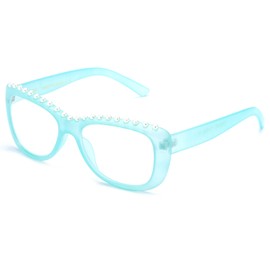 Newbee Fashion - Womens Unique Style Pearl Frames Large Reading Glasses