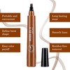 4 Micro-Fork Tip for Natural Long-Lasting Makeup, Waterproof Brow Pencil
