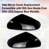 Moonlinks Compatible with 2016-2021 Honda Civic Side Mirror Cover Replacement,Glossy
