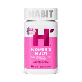 HABIT Women’s Multivitamin, Supports Health & Wellness, Vitamins A-E 60 Capsules