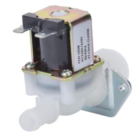 Jeanoko Smart Water Valve,Control Valve Plastic Solenoid Valve Single Inlet Fits Single Water Shutoff Valve 220V Electric Solenoid Valve for Dishwashers for Home Using