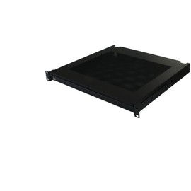 Penn Elcom EX-6301B 19 Inch Rack Mountable Vented Laptop/Tablet Drawer with Foam Wrist-Pad Support, Key Lock and Rear Cable Access