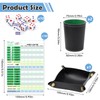 BHHTBB Kniffel Cup Set, Dice Cup Leather with 10 Dice