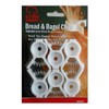 Bread, Bagel, or Chips Clips Set, White (6-Count)