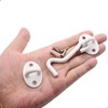 2Pcs 3 inch Barn Door Lock, Cabin Hook Eye Latch