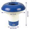 Bestlivings Chlorine Dosing Float (Diameter 13 cm) for Mini Tabs