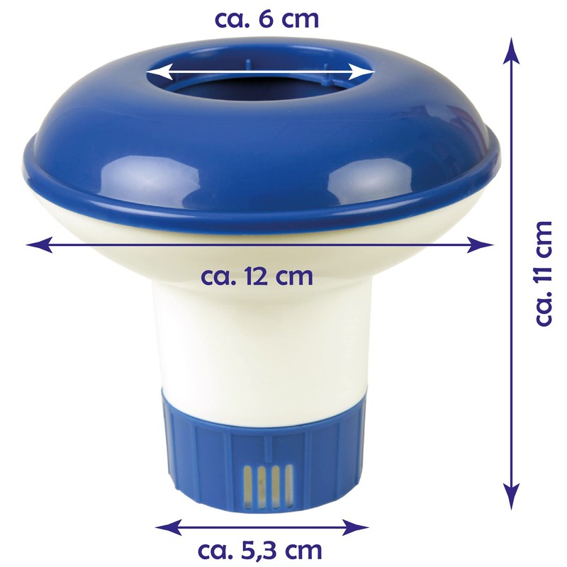 Bestlivings Chlorine Dosing Float (Diameter 13 cm) for Mini Tabs