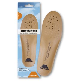 Ringpoint Air Cushion Footbed, Breathable, Odour-Resistant, in Double Sizes 35/36 to 45/46, Made in EU, beige