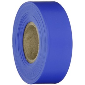 Brady Blue Flagging Tape for Boundaries and Hazardous Areas - Non-Adhesive Tape, 1.188" Width, 300' Length (Pack of 1) - 58345